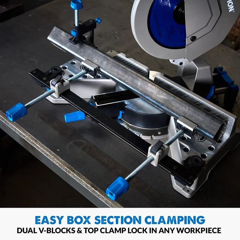 Evolution S355MCS: Metal Cutting Mitering Chop Saw With 14 in. Mild Steel Blade | Heavy Duty - Image 3